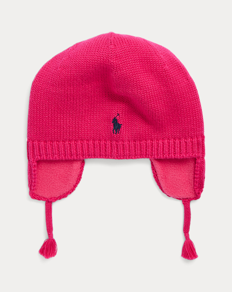 Polo Pony Cotton Earflap Hat Baby Girl 1