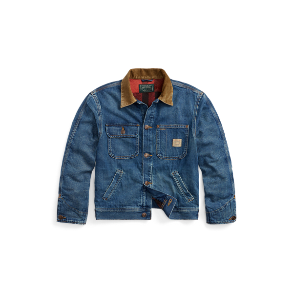 Corduroy-Collar Denim Jacket | Ralph Lauren