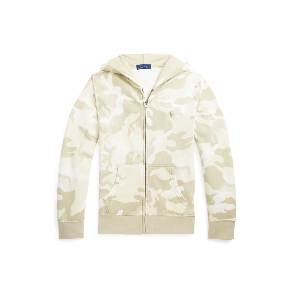 Polo Pony Camo Fleece Full-Zip Hoodie