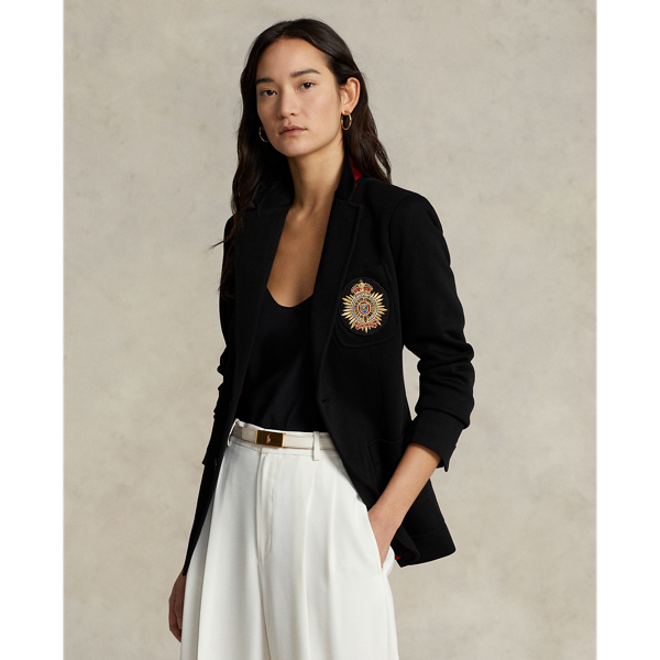 'Crest logo' blazer Blazer, suits