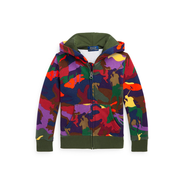 Big Pony Camo Fleece Full-Zip Hoodie