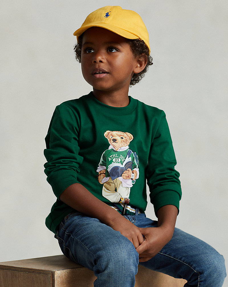 Polo Bear Cotton Long-Sleeve T-shirt BOYS 1.5–6 YEARS 1