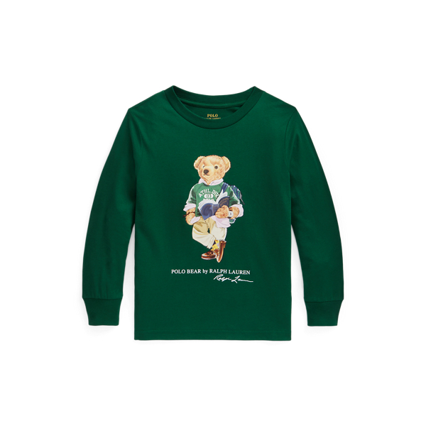 Polo Bear Cotton Long Sleeve T shirt for Boys Ralph Lauren PK