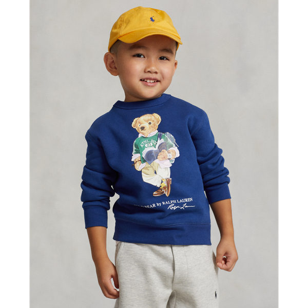 Pull à col rond avec bandes colorées sur les manches garçon beige | GEMO