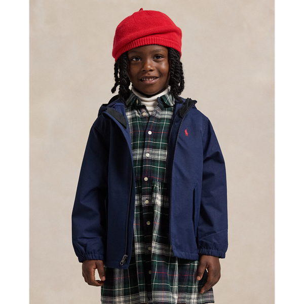 P-Layer 1 Water-Repellent Hooded Jacket Boys 2-7/Girls 2-6x 1