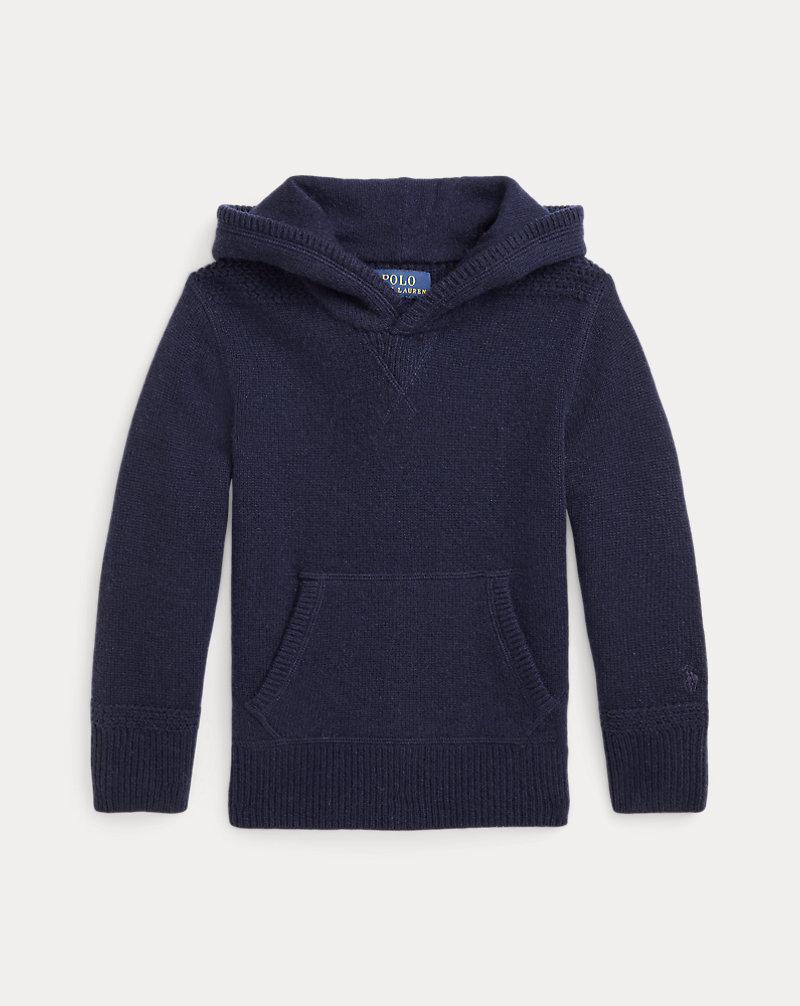 Washable Cashmere Hooded Jumper BOYS 1.5–6 YEARS 1
