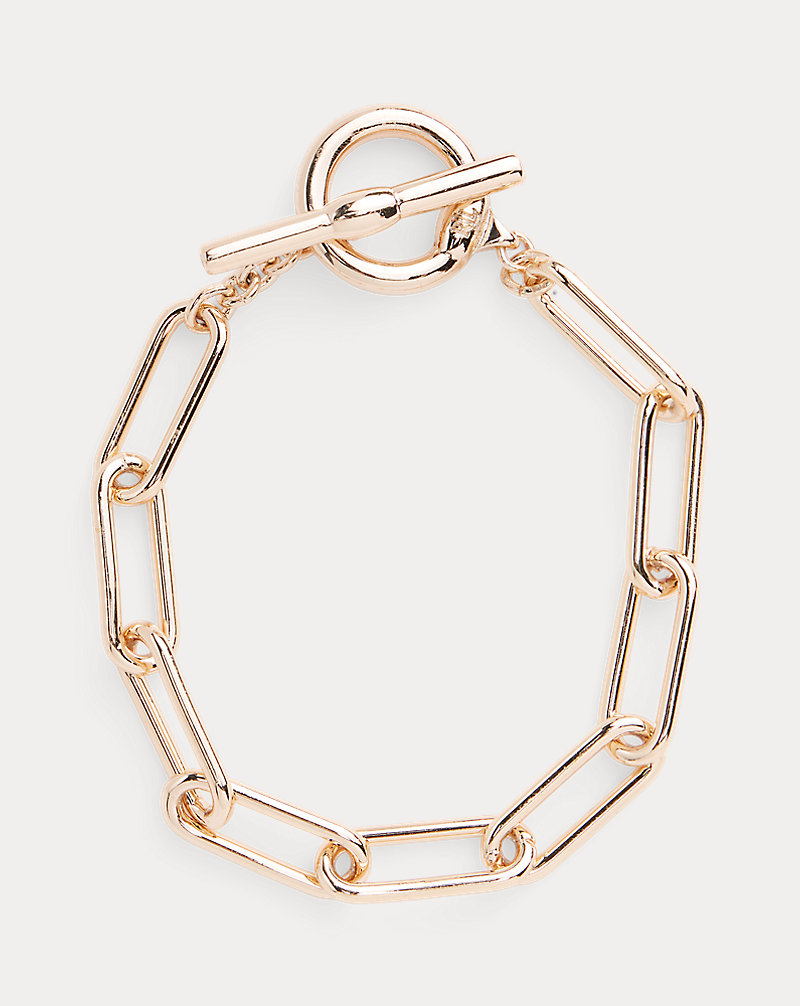 Gold-Tone Chain Flex Bracelet Lauren 1