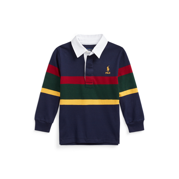 Striped Cotton Jersey Rugby Shirt