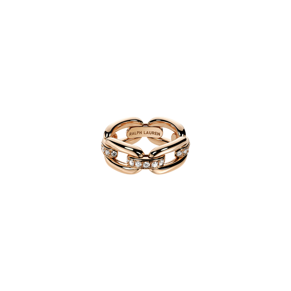 Pave Diamond Rose Gold Ring