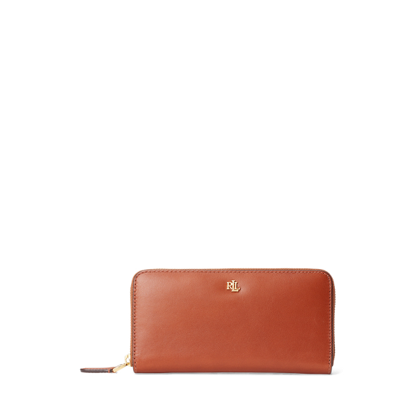 Portefeuille continental en cuir
