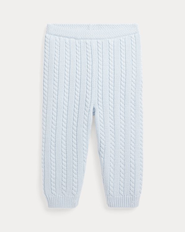 Organic Cotton Cable-Knit Jumper Trouser