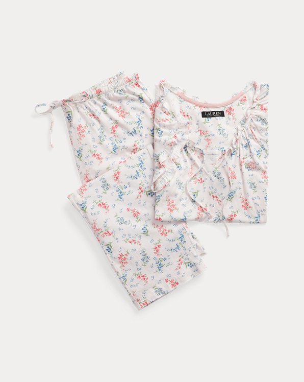 Pyjama fleuri en jersey