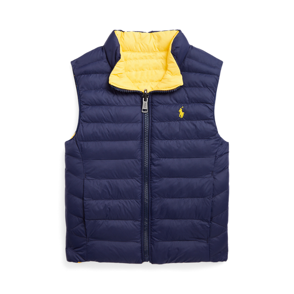 P-Layer 2 Reversible Quilted Gilet BOYS 1½–6/GIRLS 1½–6½ 1