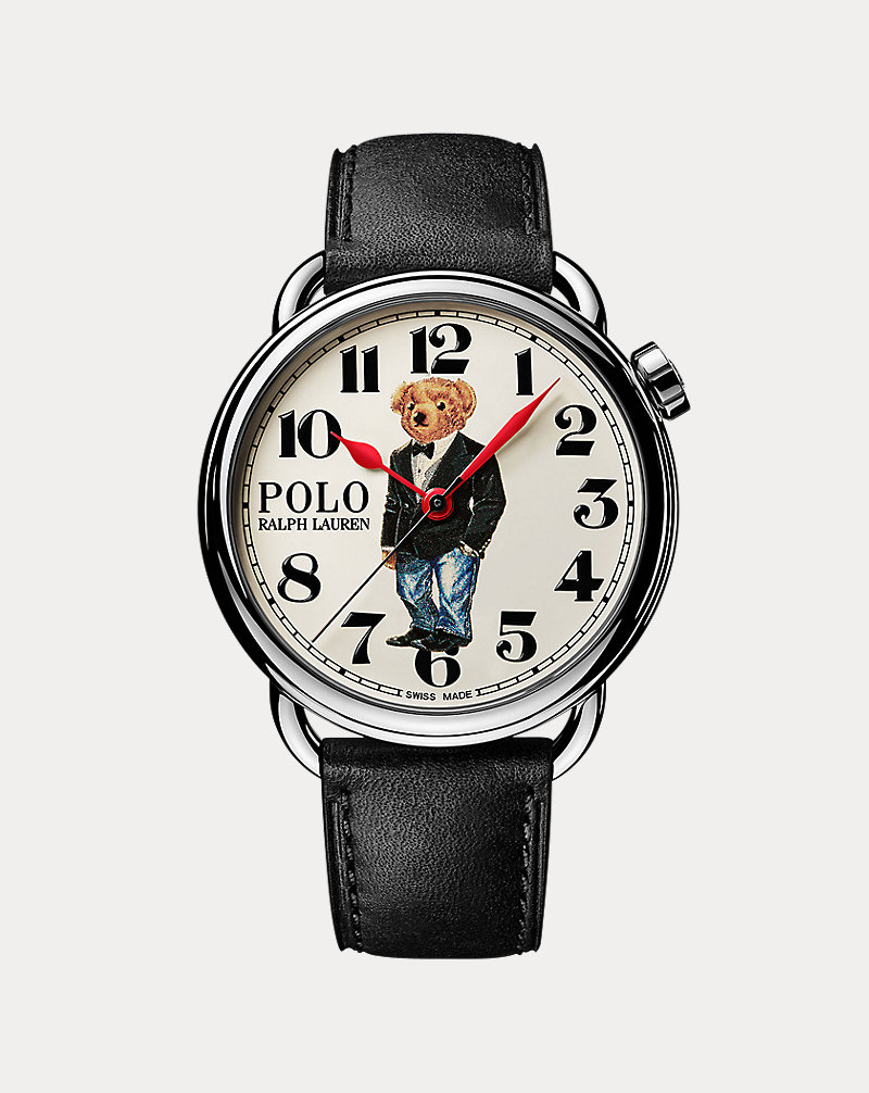 42 mm Armbanduhr mit Tuxedo Polo Bear Polo Ralph Lauren 1