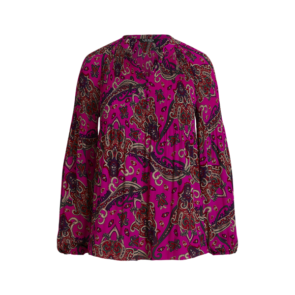 ralph lauren paisley blouse