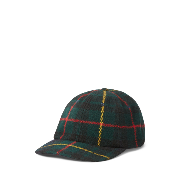 Big Pony Plaid Wool Ball Cap