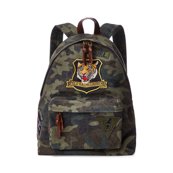 Large Camo Backpack Monogram Camo Backpack Personalized Camo 