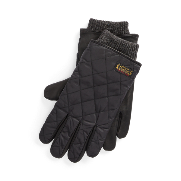 Polo Ralph Lauren Men's Diamond Quilted Racing Gloves
