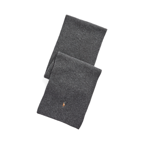 Polo Ralph Lauren Rib-Knit Wool-Blend Scarf