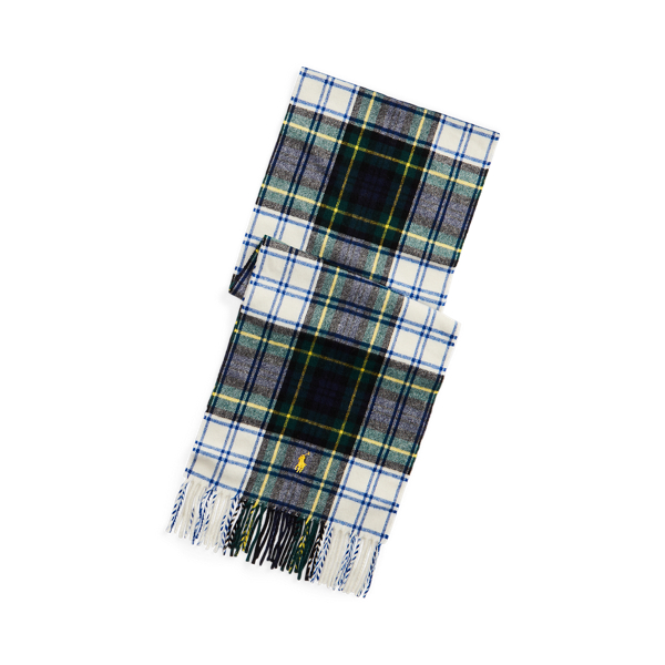 Polo Ralph Lauren Plaid Wool-Cashmere Scarf