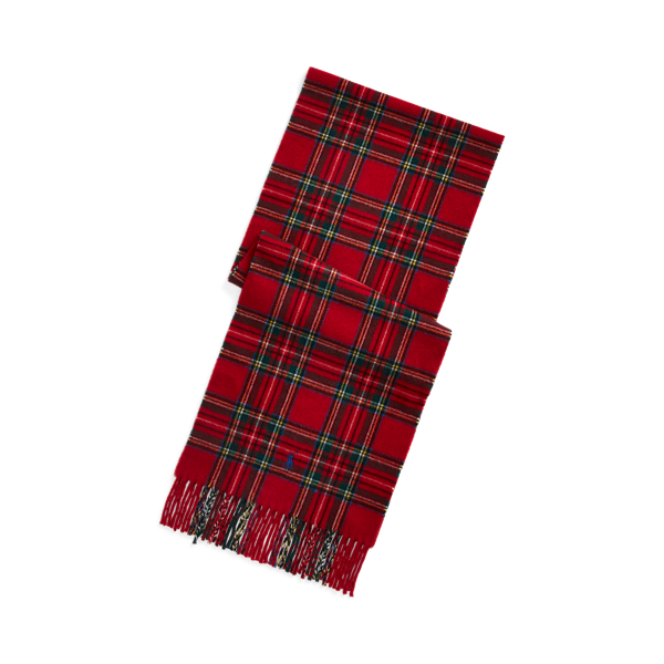Polo Ralph Lauren Plaid Wool-Cashmere Scarf