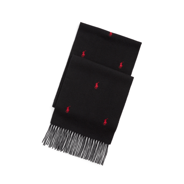 Polo Ralph Lauren Allover Pony Wool-Cashmere Scarf