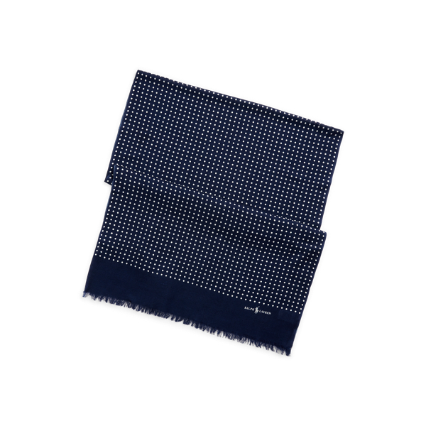 Polo Ralph Lauren Polka-Dot Wool-Cashmere Scarf