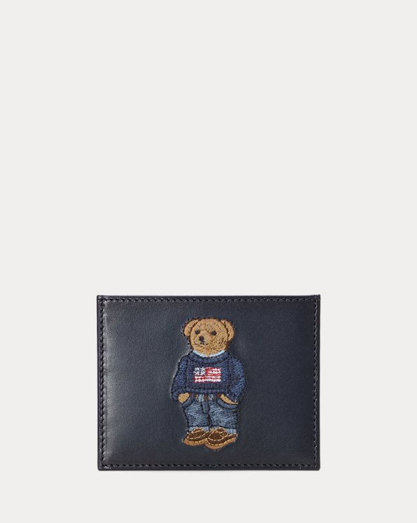 Porte-cartes Polo Bear en cuir