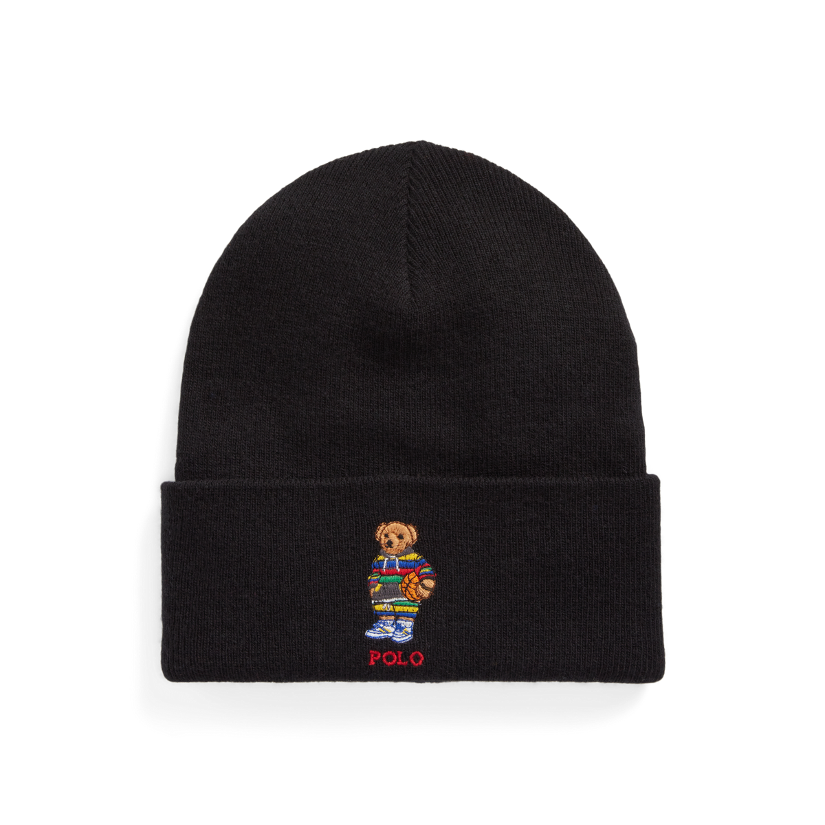 Polo Bear Rib Knit Beanie