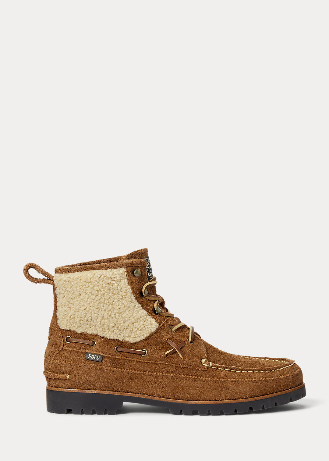 Ranger Mid Suede & Faux-Shearling Boot