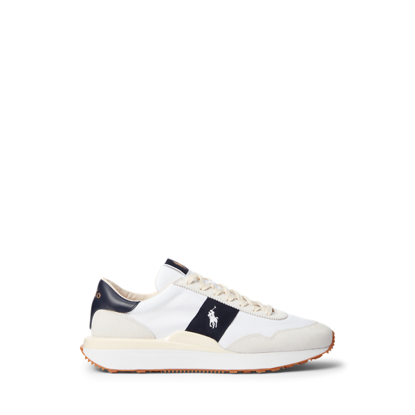 Train 89 Suede and Oxford Trainer Polo Ralph Lauren 1