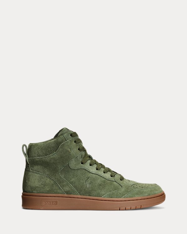 Court Suede High-Top Trainer