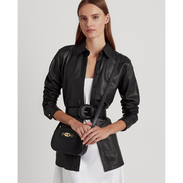Mittelgroße Leder-Umhängetasche Jordynn für Damen | Ralph Lauren® DE