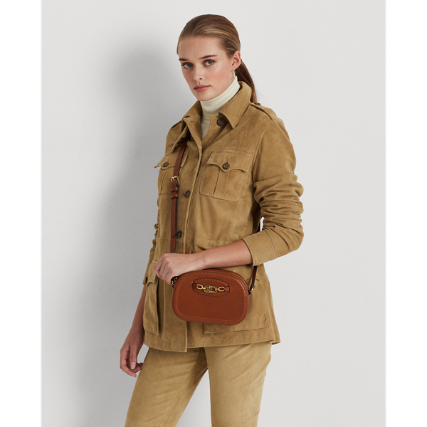 Leather Medium Jordynn Crossbody Bag for Women | Ralph Lauren® NL