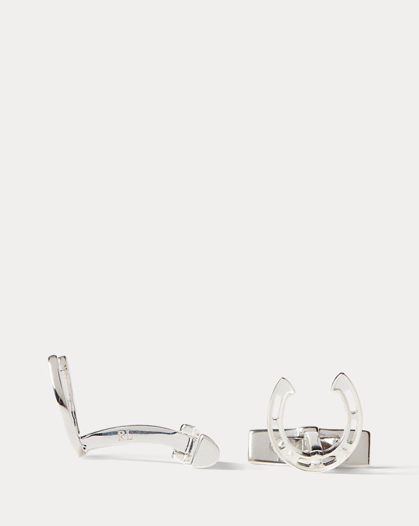 Sterling Silver Horseshoe Cuff Links