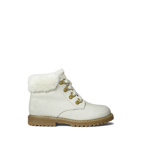 Burnley Faux-Shearling Suede Boot