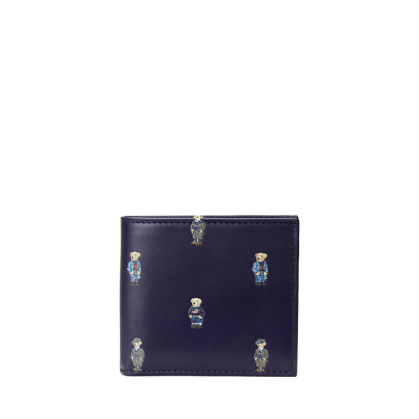 Polo Bear Leather Billfold Wallet Polo Ralph Lauren 1