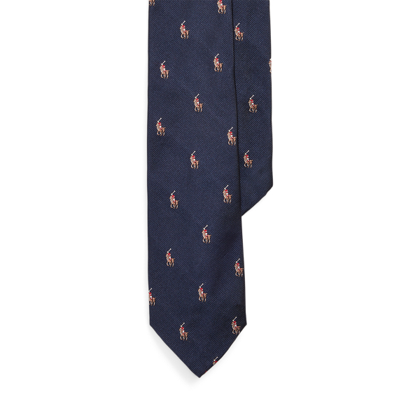 Polo Pony Silk Repp Narrow Tie Polo Ralph Lauren 1