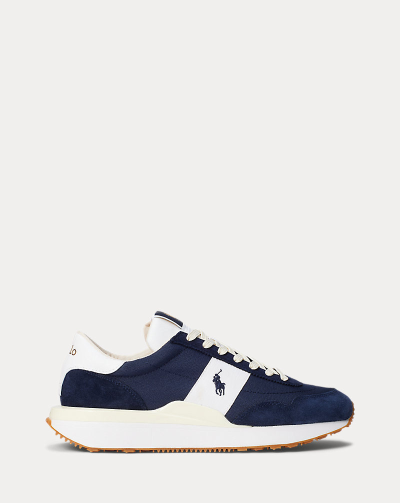 Train 89 Suede and Oxford Trainer Polo Ralph Lauren 1