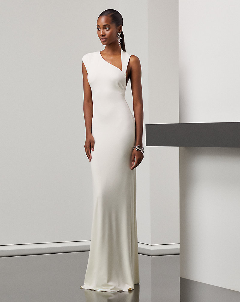 Katerina Jersey Evening Dress Ralph Lauren Collection 1