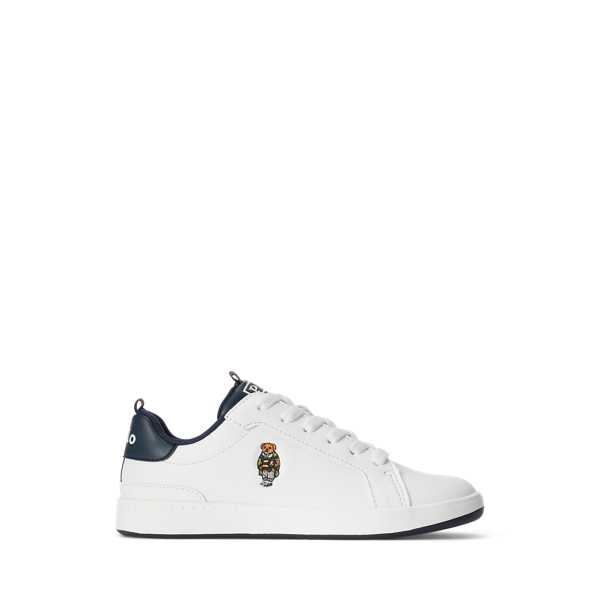 Polo Bear Faux-Leather Court Trainer Child 1