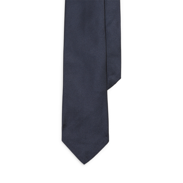 Cravatta sottile in reps di seta