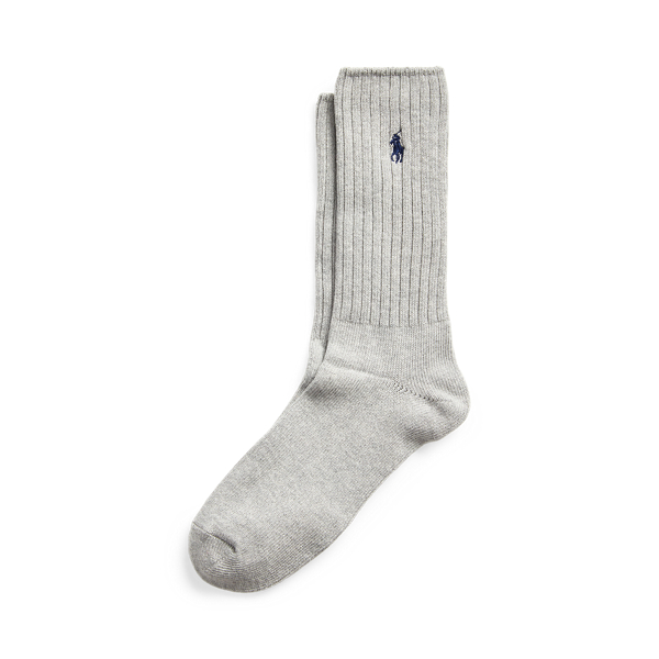 Cotton-Blend Crew Socks