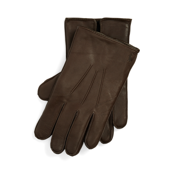 Gants tactiles isolés en peau de mouton