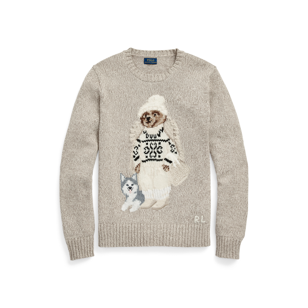 Polo Bear Cotton-Blend Sweater