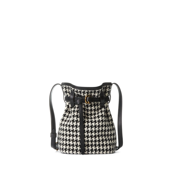 Houndstooth Medium Bellport Bucket Bag