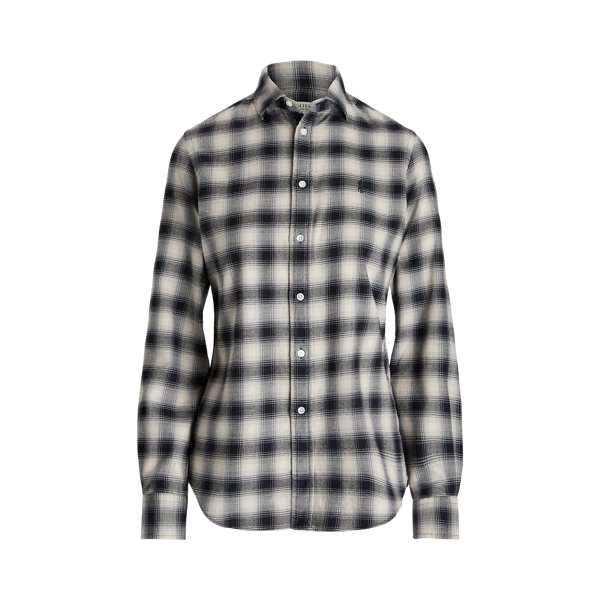 Plaid Cotton Twill Shirt
