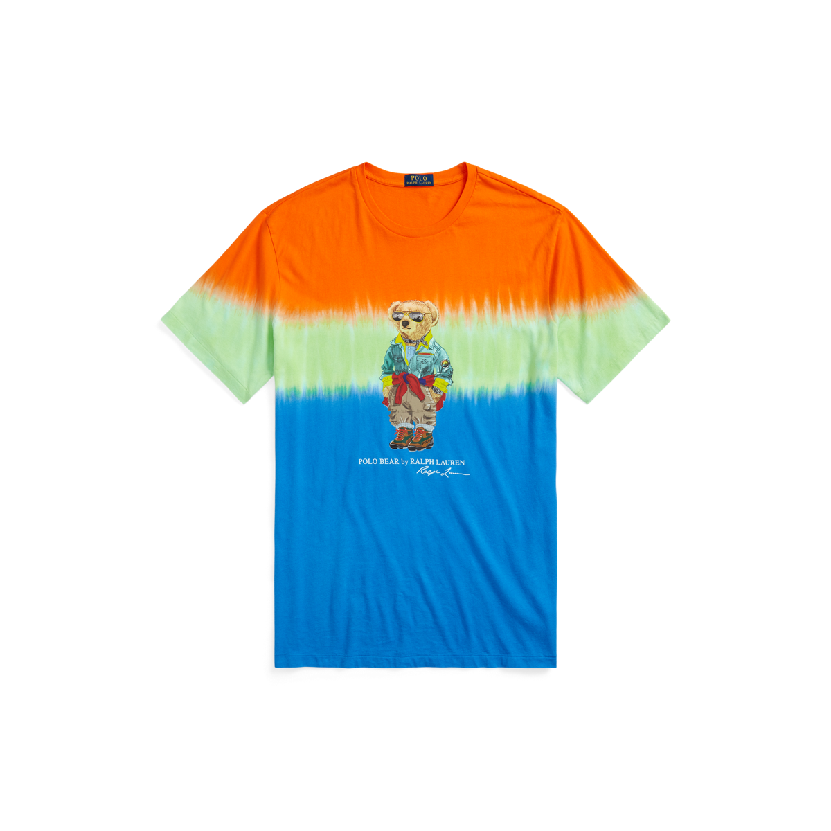 polo bear tie dye tee