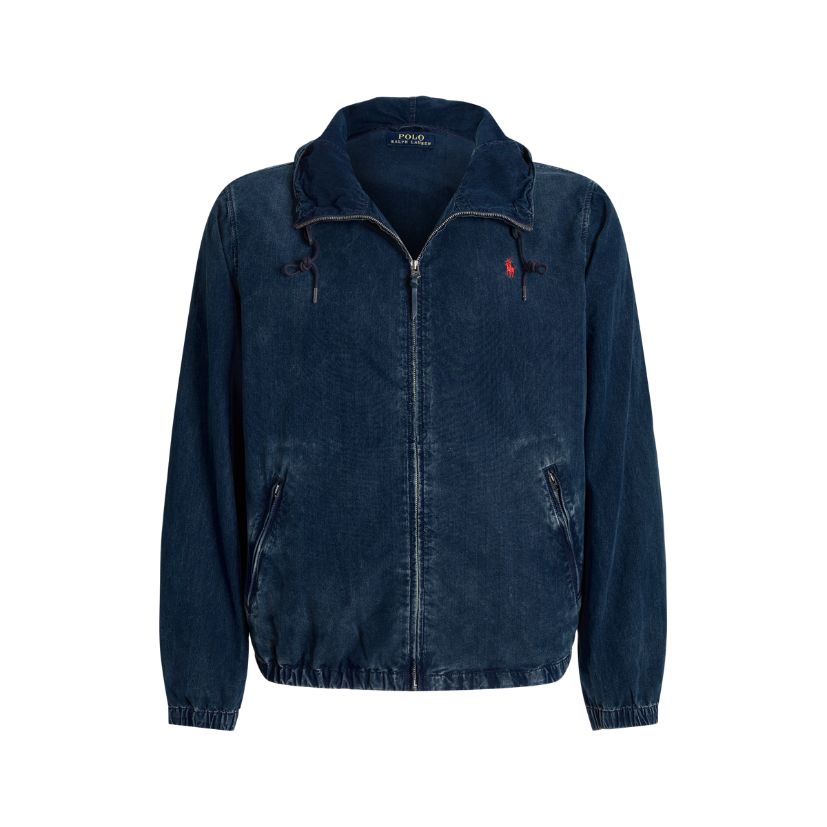 Denim Button Up Hooded Jacket – Just Monograms, LLC