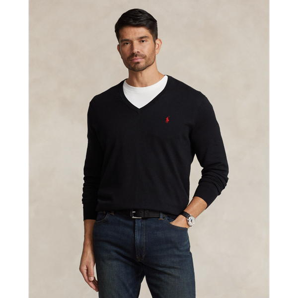 Cotton V-Neck Sweater